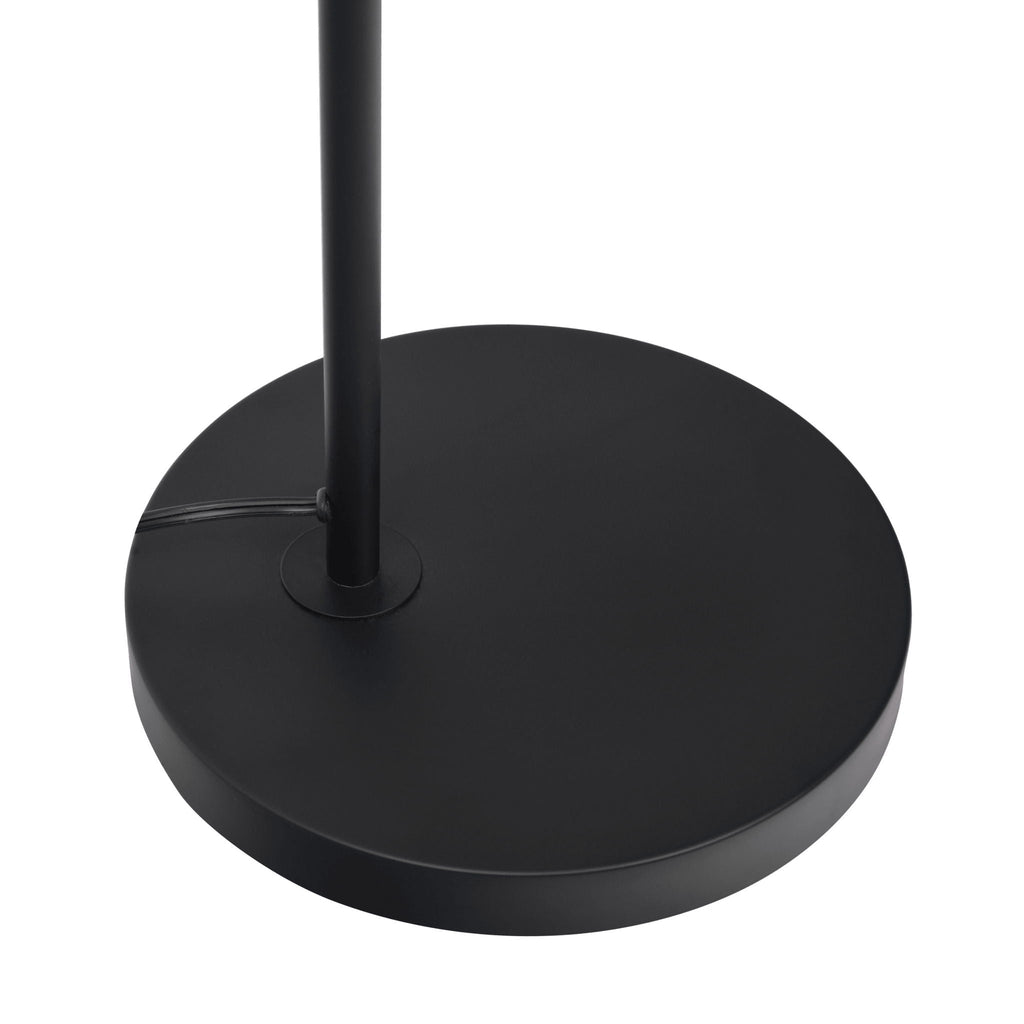 Seoul Floor Lamp with Table Base | Contemporary Floor Lamp with Integrated Side Table