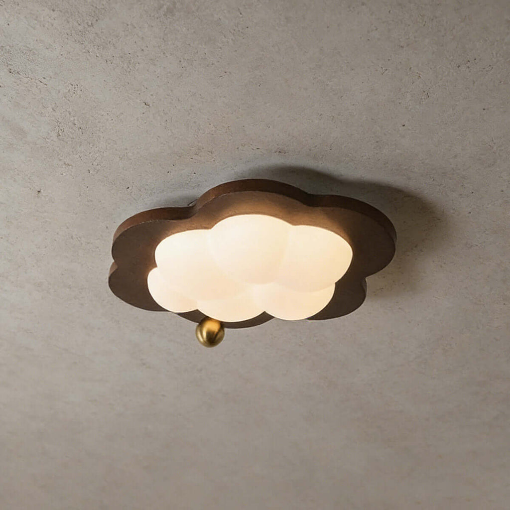 Calenu Acrylic & Wood Ceiling Light | Multi-Model LED Flush Mount