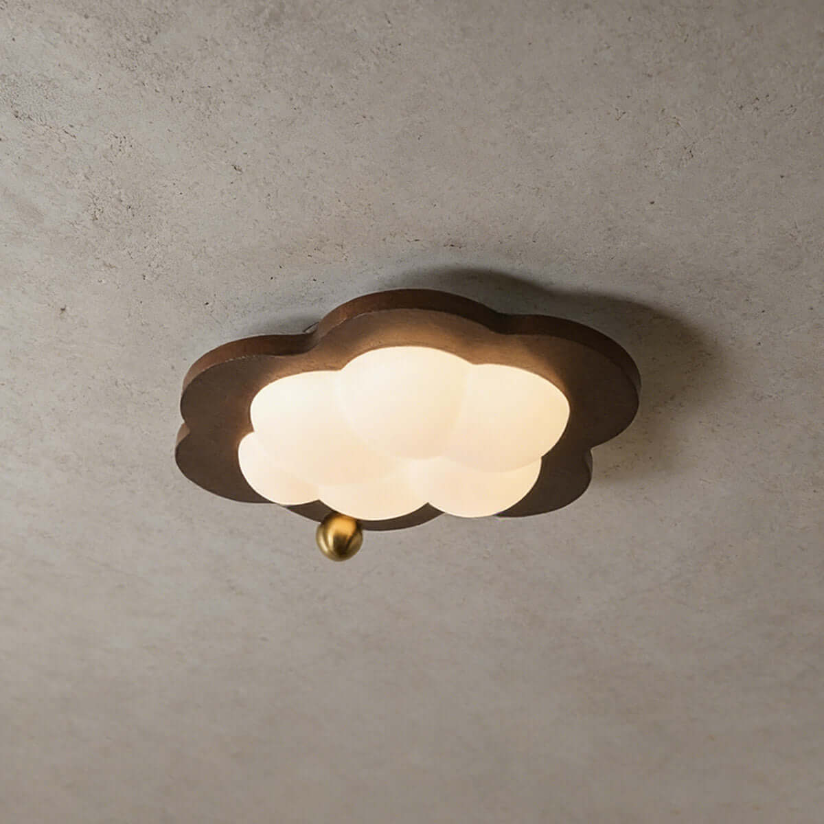 Calenu Acrylic & Wood Ceiling Light | Multi-Model LED Flush Mount
