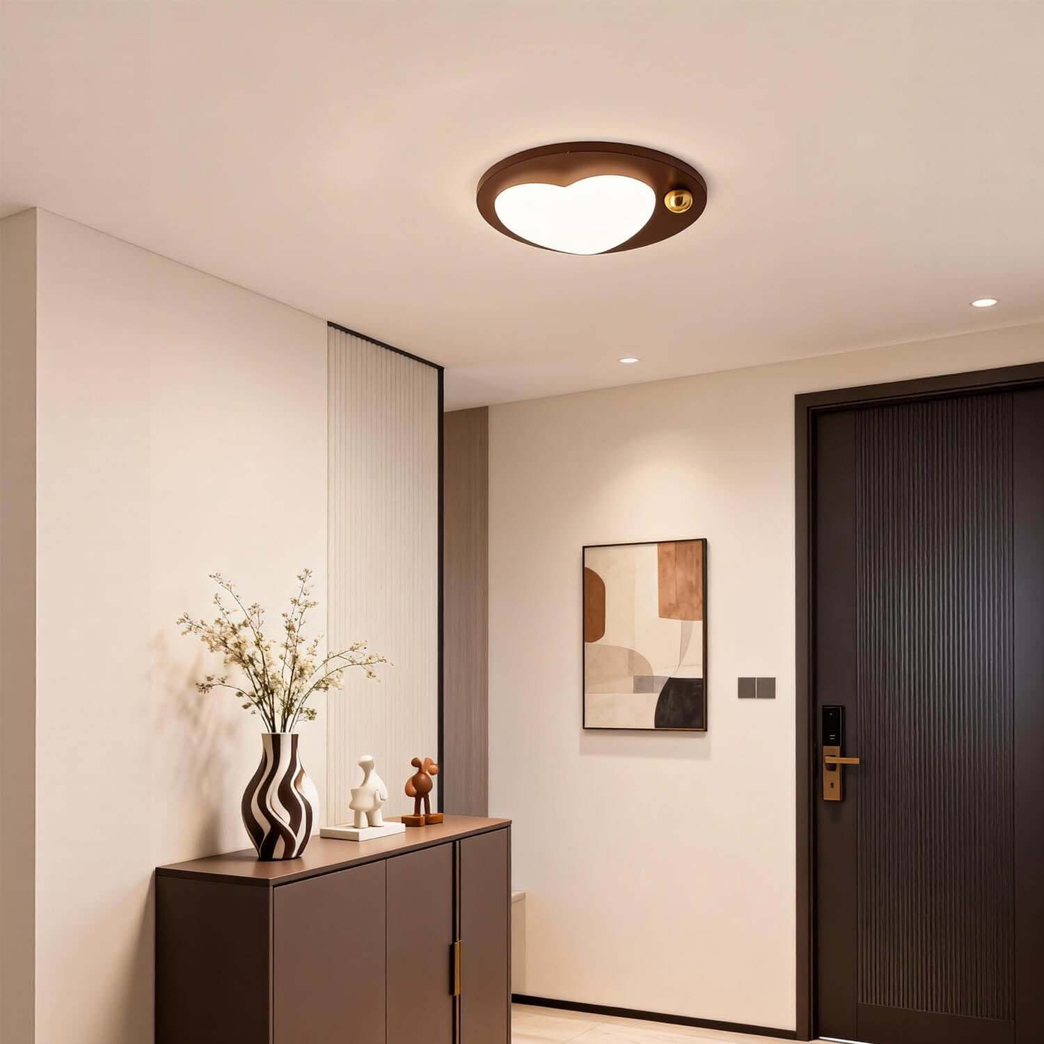Calenu Acrylic & Wood Ceiling Light | Multi-Model LED Flush Mount
