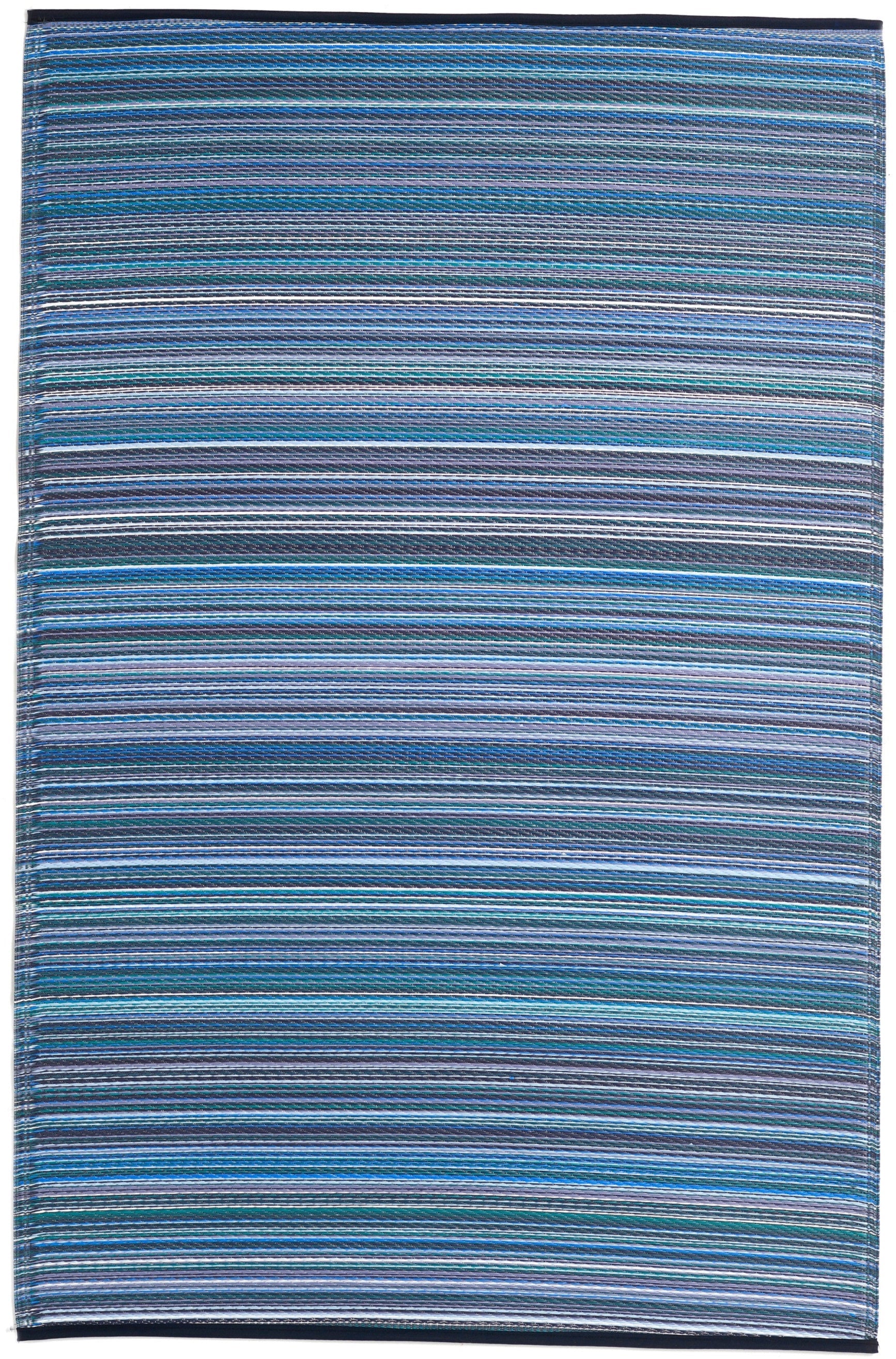 Cancun Outdoor Rug | Modern Striped Multicolor Design