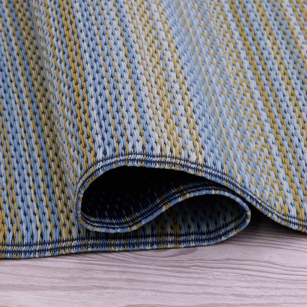Cancun Outdoor Rug | Modern Striped Multicolor Design