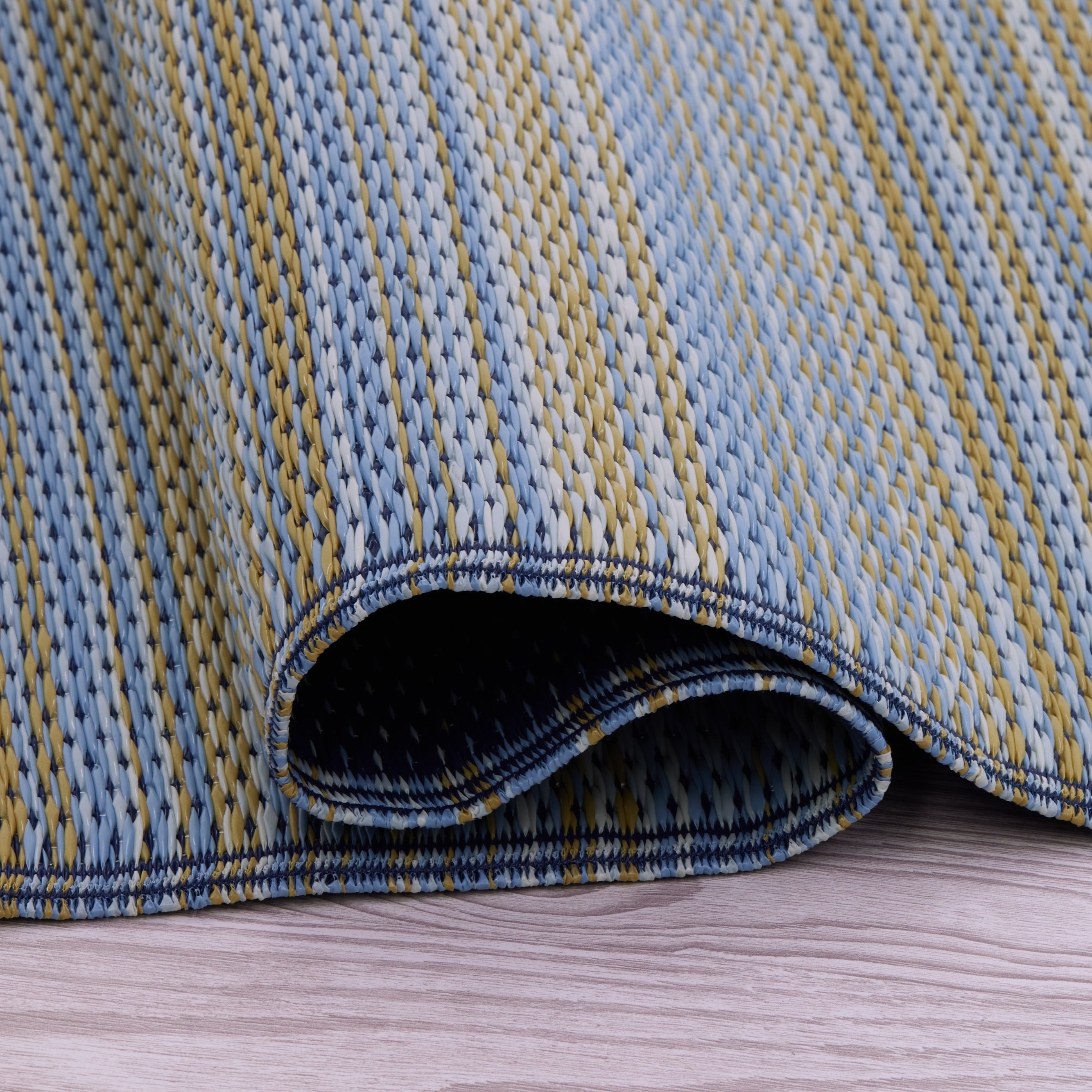 Cancun Outdoor Rug | Modern Striped Multicolor Design