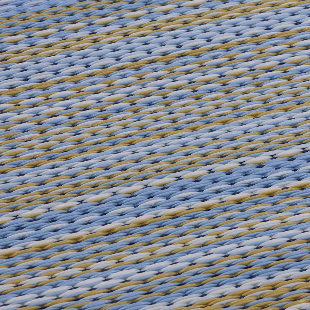 Cancun Outdoor Rug | Modern Striped Multicolor Design