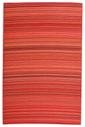 Cancun Sunset Outdoor Rug | Striped Sunset Design