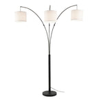 Royal 3-Arm Metal Arc Floor Lamp
