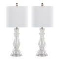 Bishop Balustrade Glass Table Lamp Set | Classic Contemporary Table Lamp Set of 2