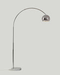 Olivia Arc Floor Lamp With Real Marble Base