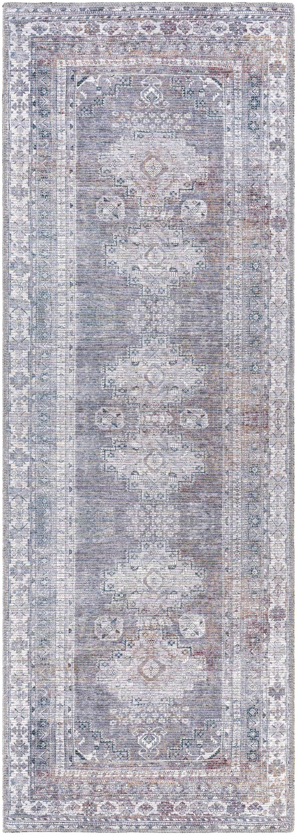 Baltinglass Brown Washable Area Rug | Southwestern Vintage-Inspired Design – Hauteloom
