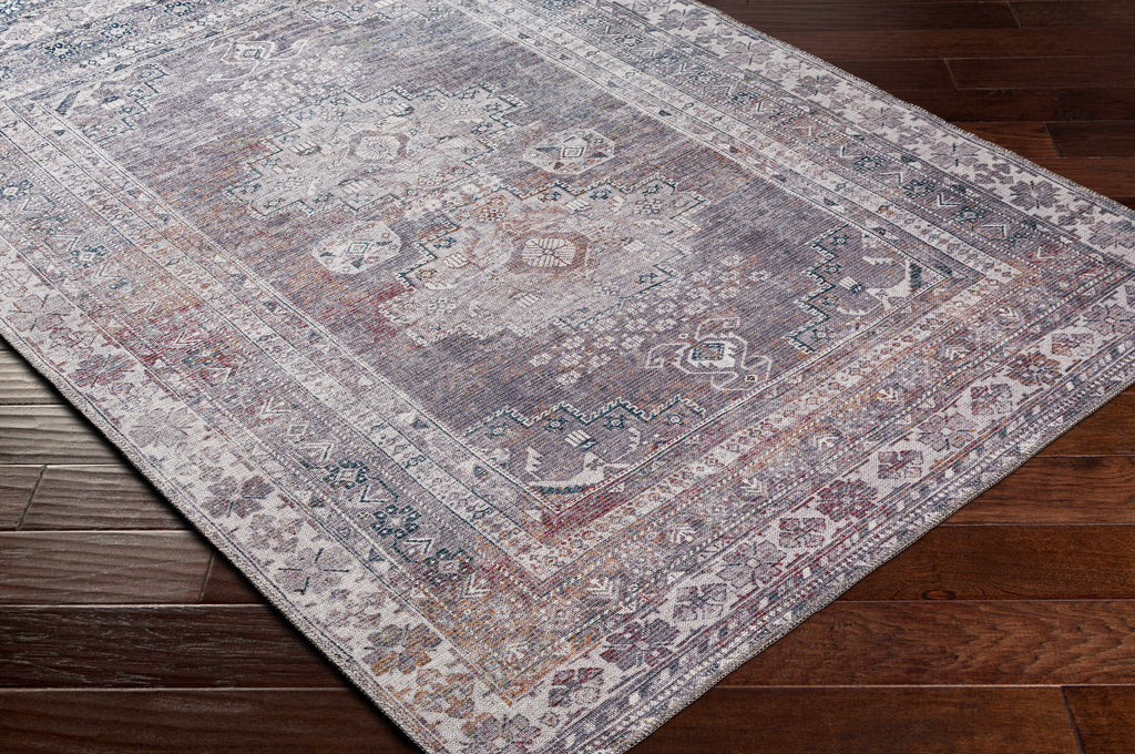 Baltinglass Brown Washable Area Rug | Southwestern Vintage-Inspired Design – Hauteloom