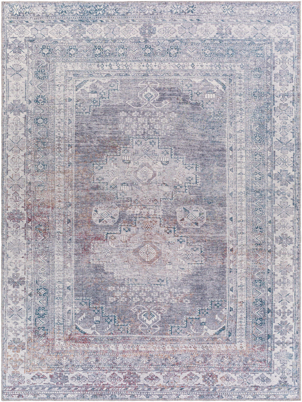 Baltinglass Brown Washable Area Rug | Southwestern Vintage-Inspired Design – Hauteloom
