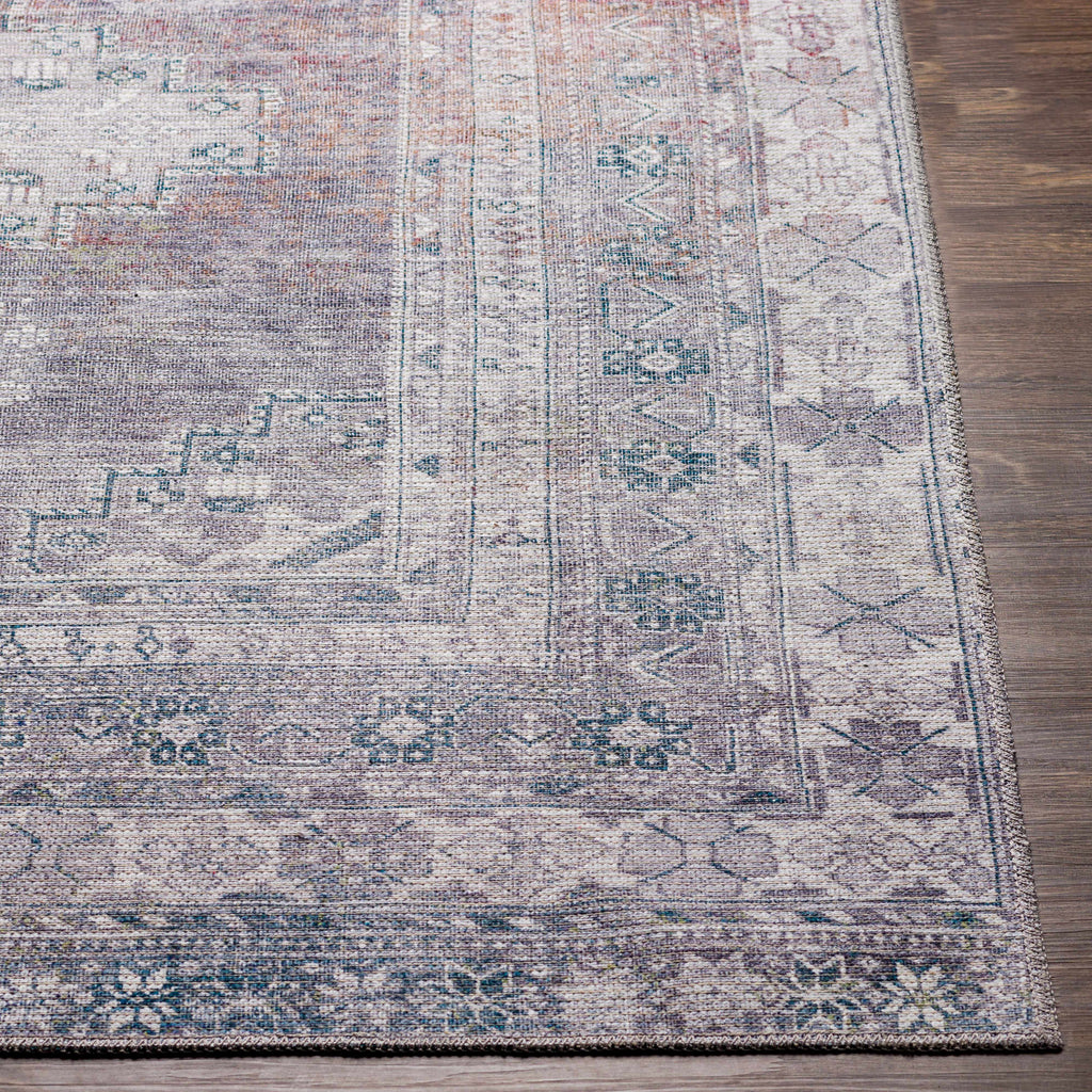 Baltinglass Brown Washable Area Rug | Southwestern Vintage-Inspired Design – Hauteloom