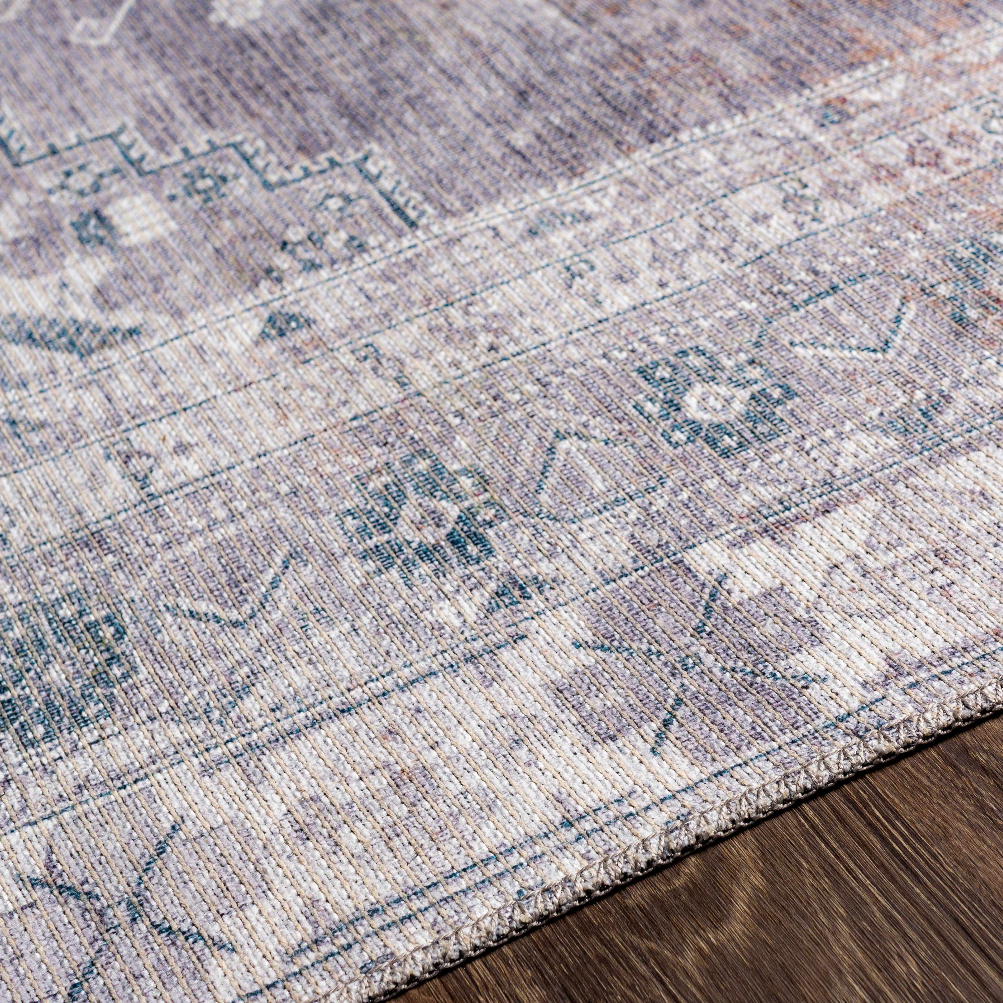 Baltinglass Brown Washable Area Rug | Southwestern Vintage-Inspired Design – Hauteloom