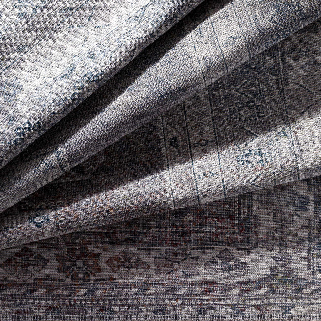Baltinglass Brown Washable Area Rug | Southwestern Vintage-Inspired Design – Hauteloom