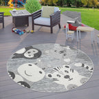 Cute Zoo Animals Rug