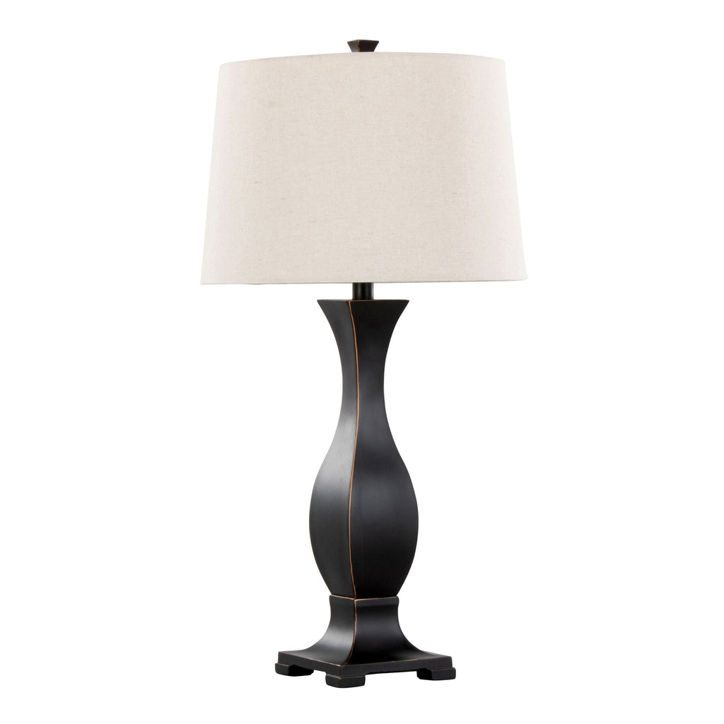 Riley Table Lamp Set | Transitional Hourglass Table Lamp Set of 2