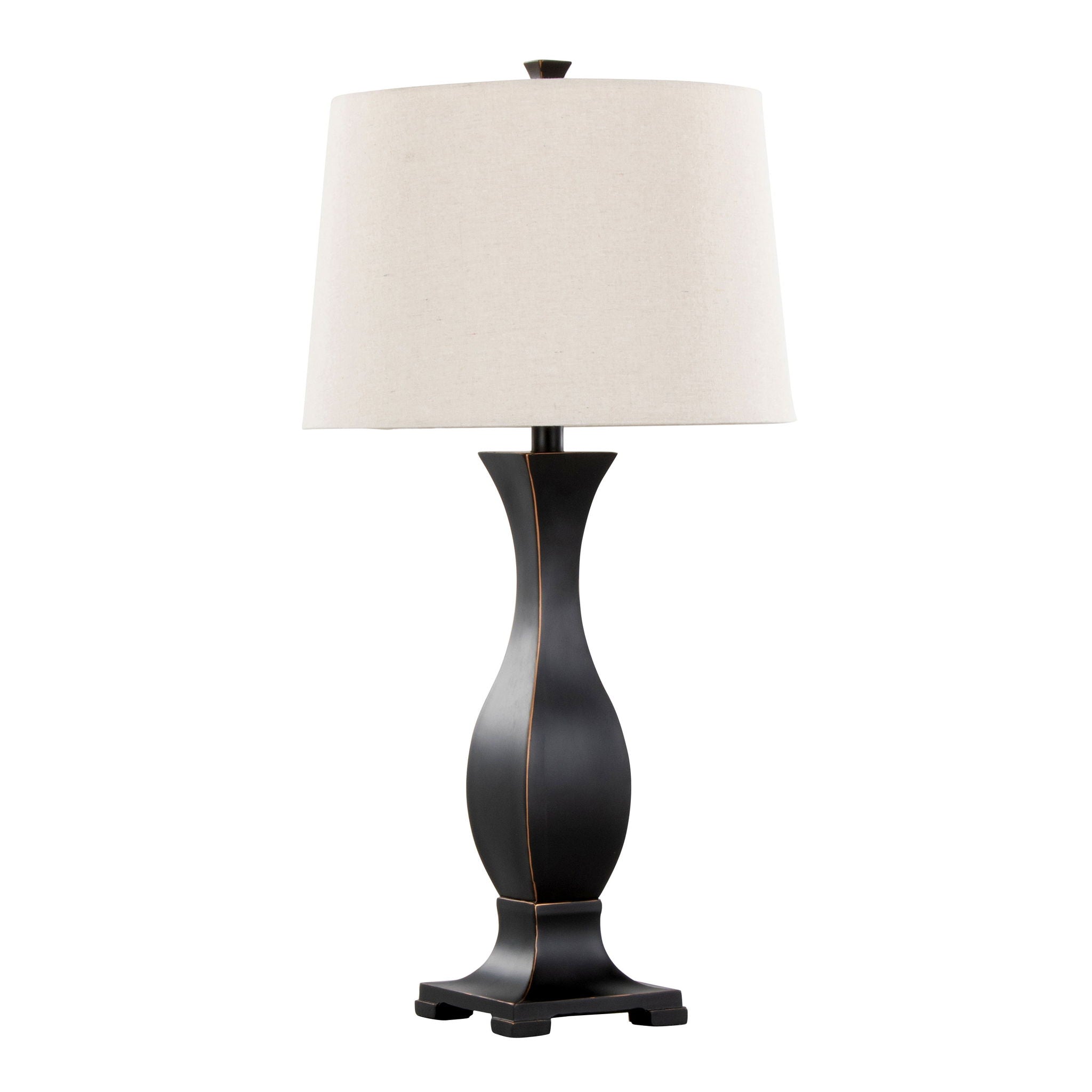 Riley Table Lamp Set | Transitional Hourglass Table Lamp Set of 2