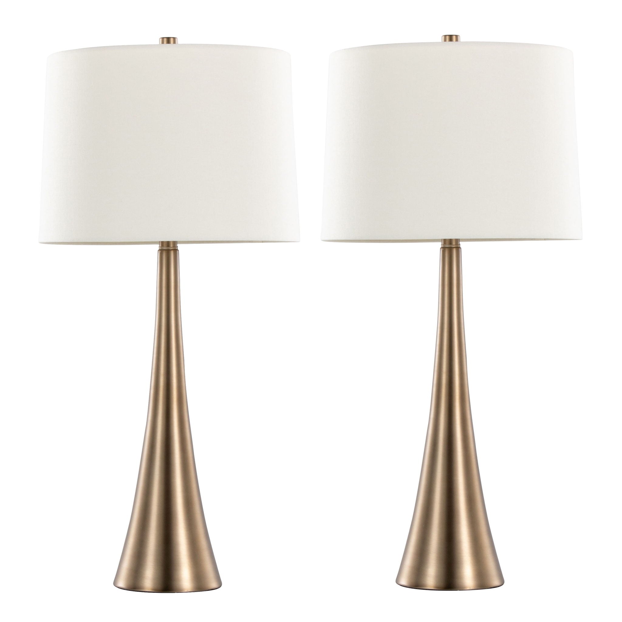 Diana Minimalist Table Lamp Set | Clean Lines Contemporary Table Lamp Set of 2