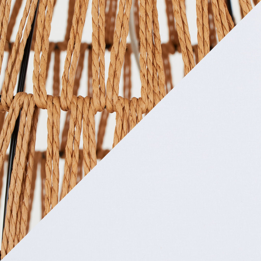 Congo Rattan Table Lamp | Natural Rope Rattan Contemporary Table Lamp