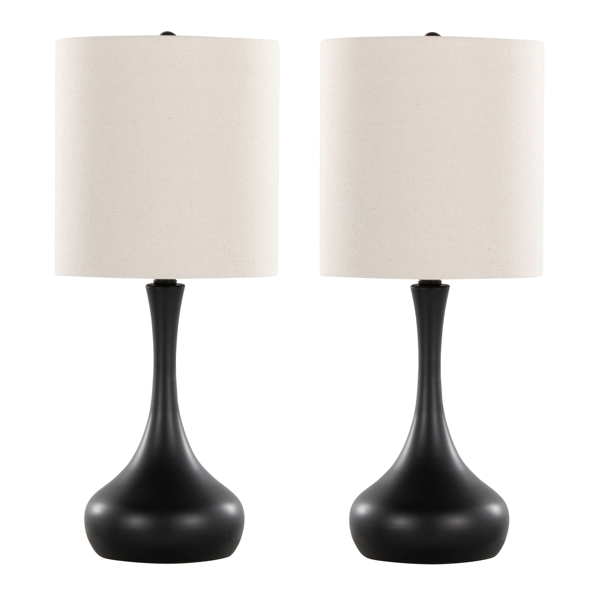 Genie Table Lamp Set | Geometric Contemporary Table Lamp Set of 2
