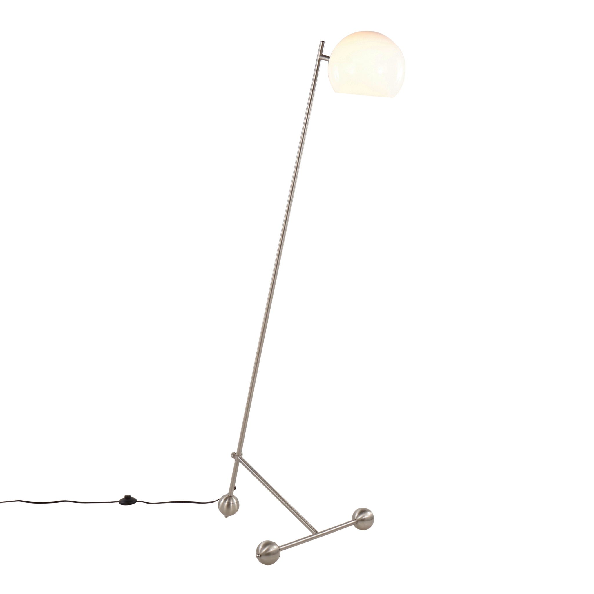 Eileen Contemporary Floor Lamp | Open Frame Angled Contemporary Floor Lamp