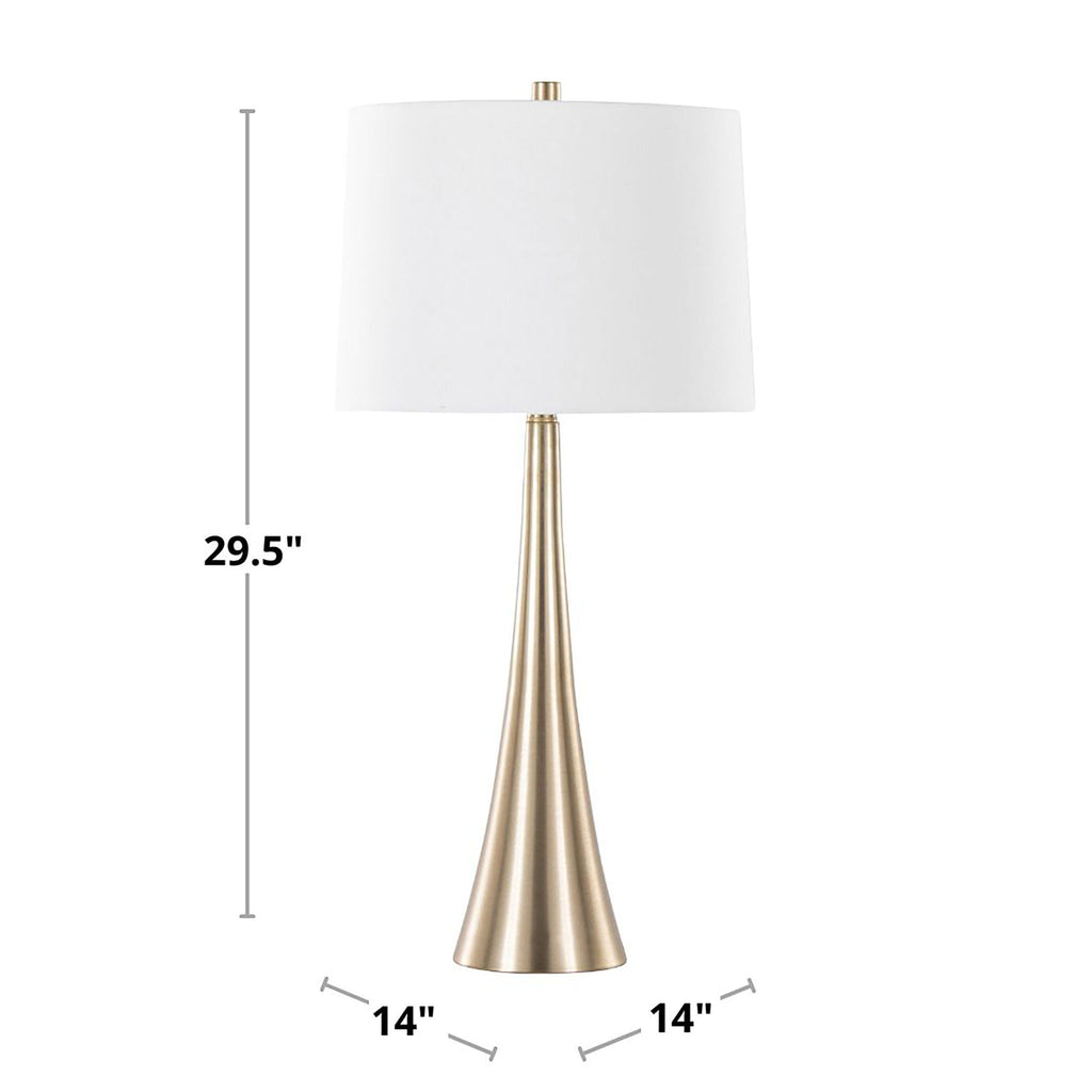 Diana Minimalist Table Lamp Set | Clean Lines Contemporary Table Lamp Set of 2