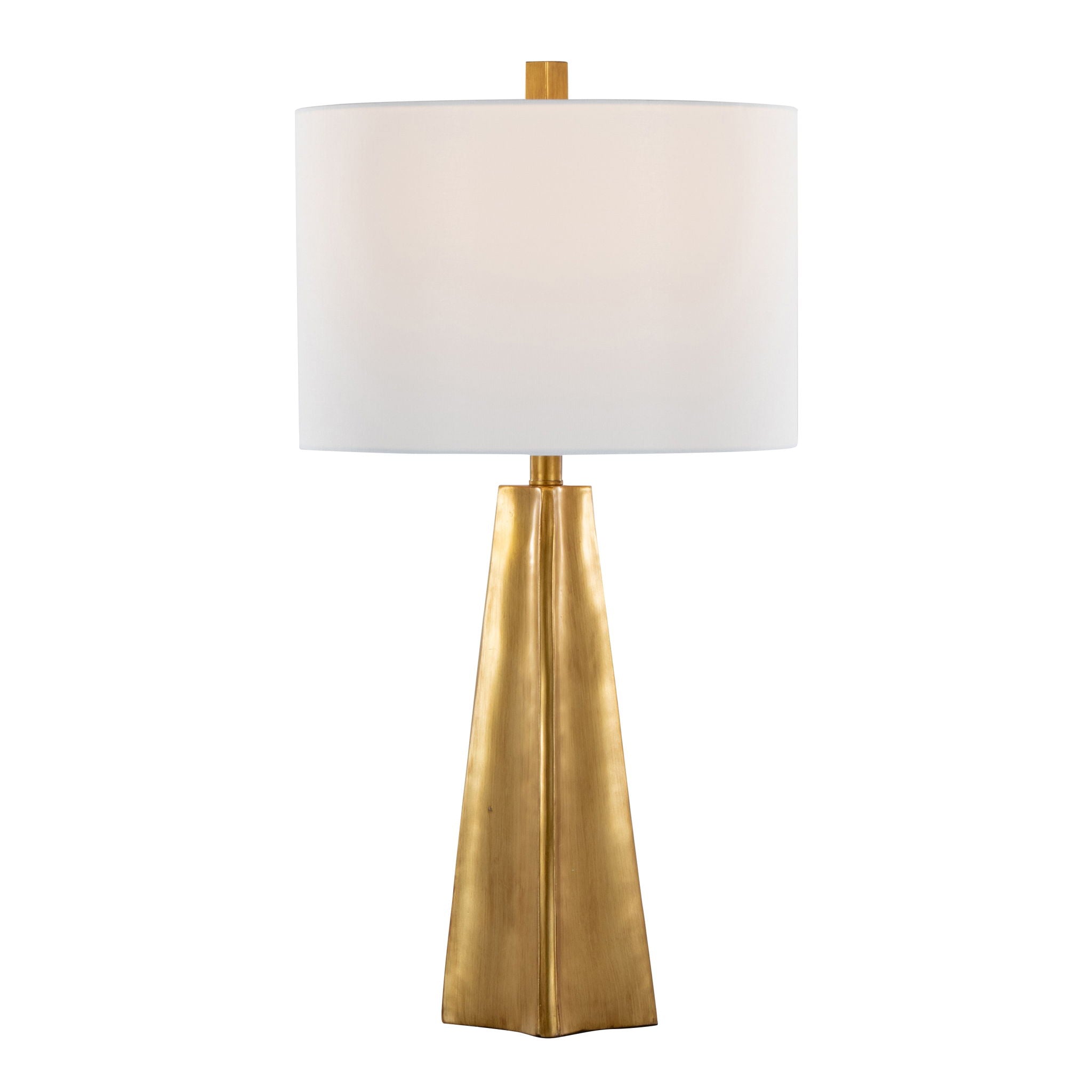 Pompeii Pyramid Table Lamp | Grand Pyramid Base Contemporary Table Lamp