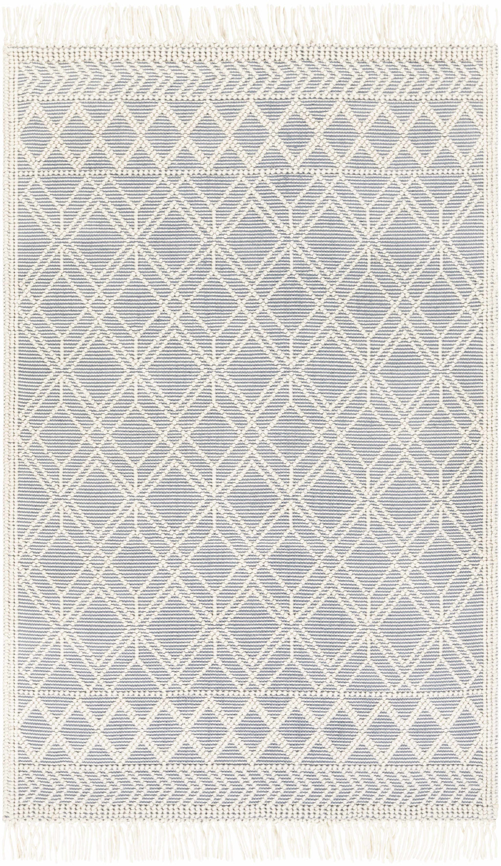 Ramsbury Trellis Wool & Cotton Area Rug