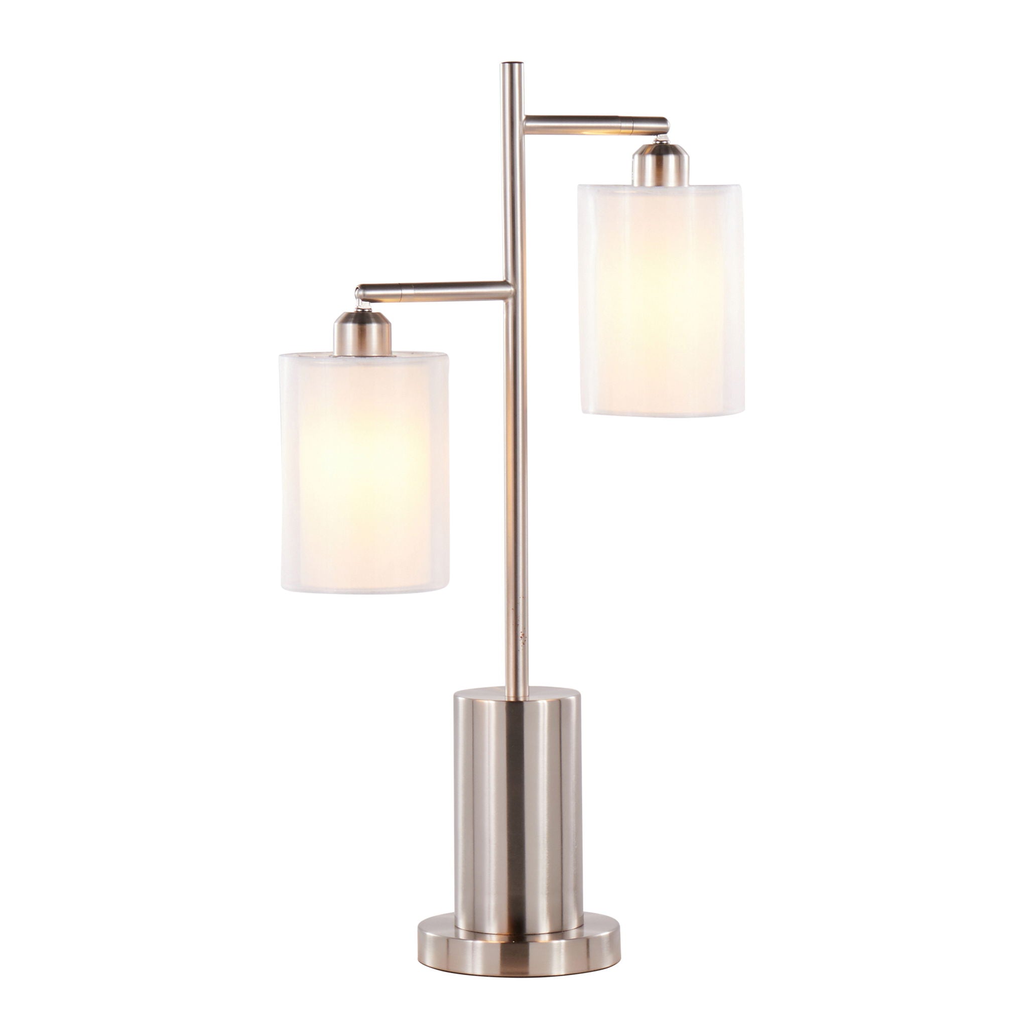 Cannes Dual-Light Table Lamp | Two-Way Adjustable Contemporary Table Lamp
