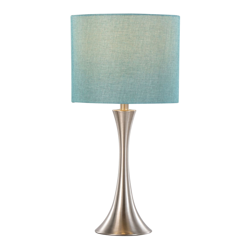 Lenuxe Semi Gloss Table Lamp Set | Hourglass Table Lamp Set of 2