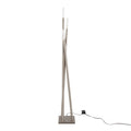 Icicle Contemporary Floor Lamp | Frosted Cylinder Sconce Contemporary Floor Lamp