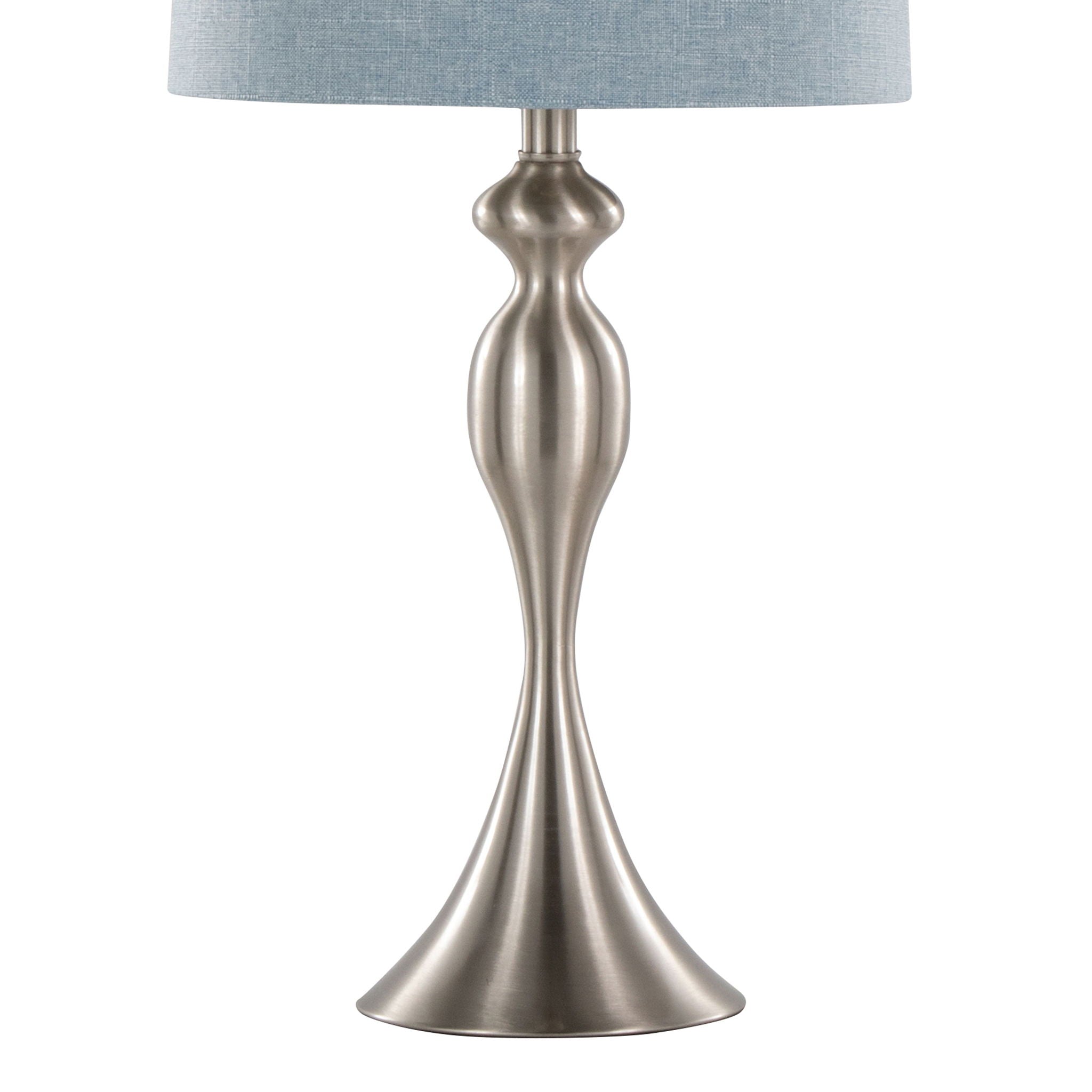 Ashland Hourglass Table Lamp Set | Large Contemporary Table Lamp Set of 2