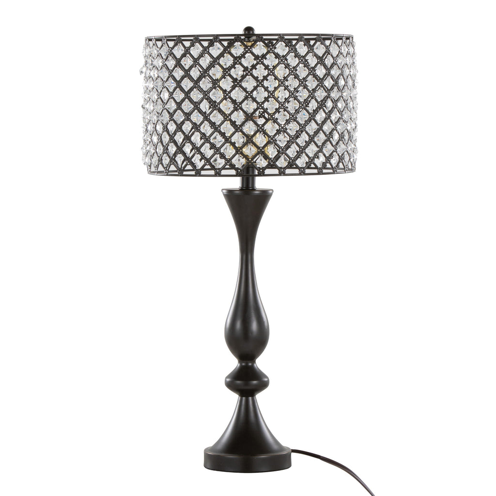 Topaz Tiered Table Lamp | Slim Curvaceous Contemporary Table Lamp