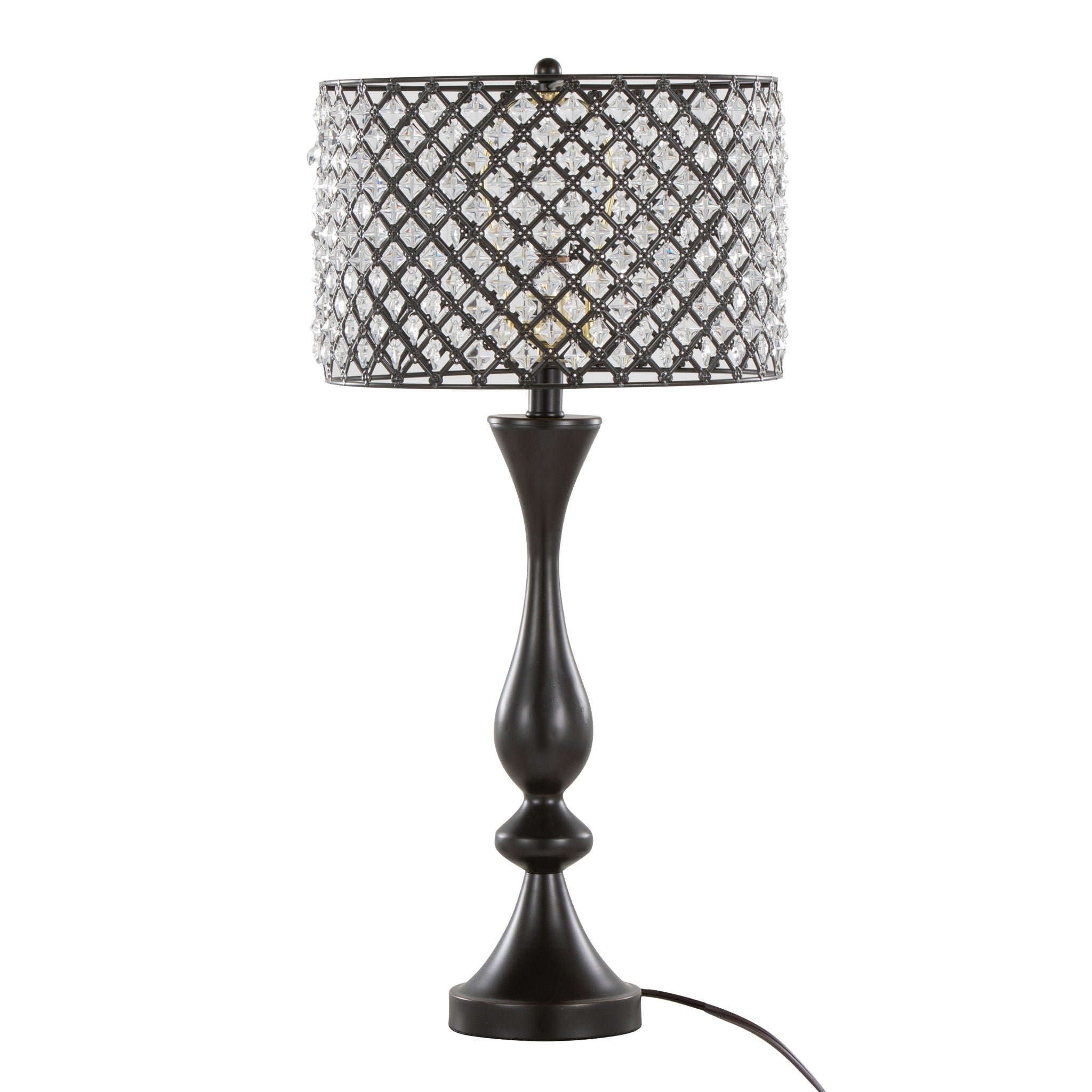 Topaz Tiered Table Lamp | Slim Curvaceous Contemporary Table Lamp