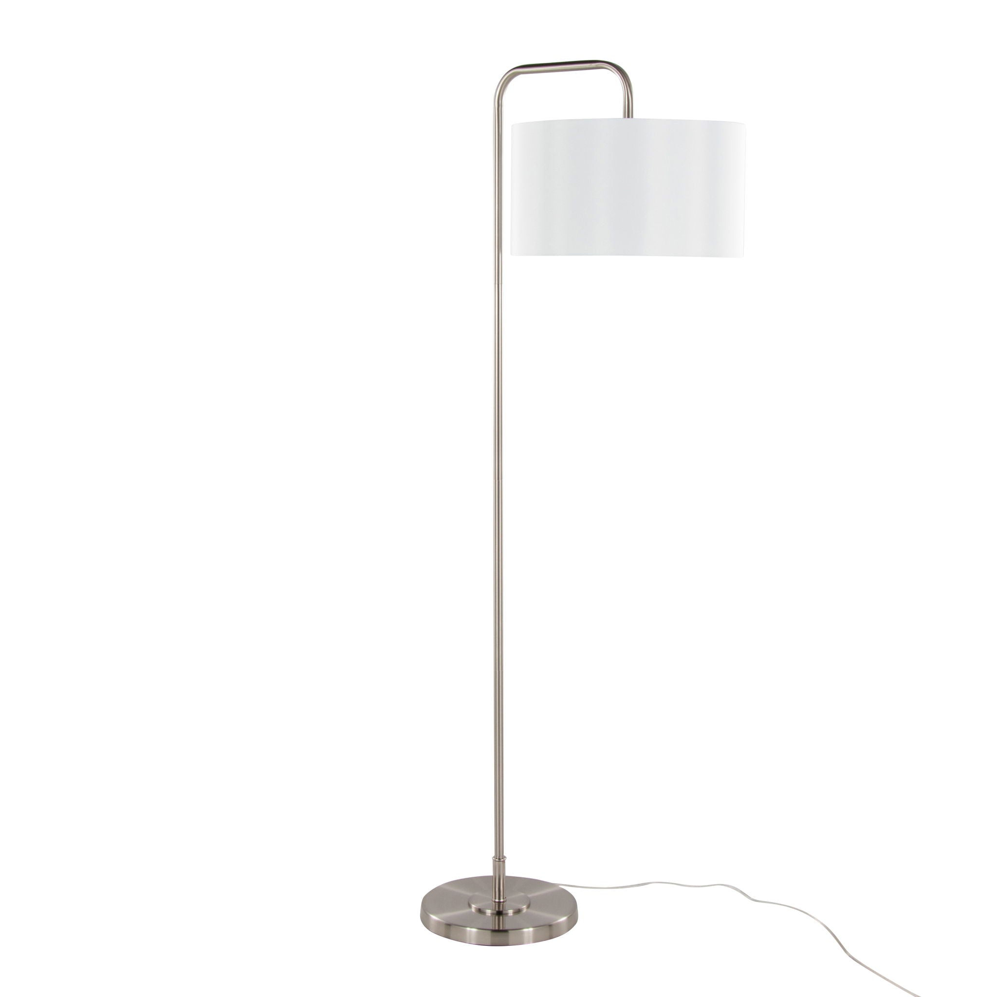 Puck Arc Floor Lamp | Slim Contemporary Arc Floor Lamp
