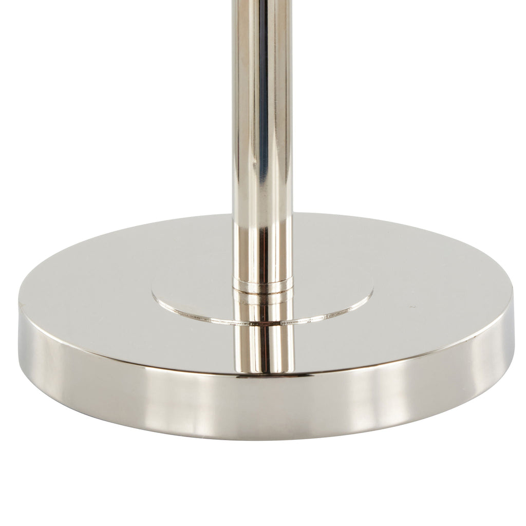 Lily Candelabra Table Lamp | Polished Nickel Candelabra-Style Table Lamp