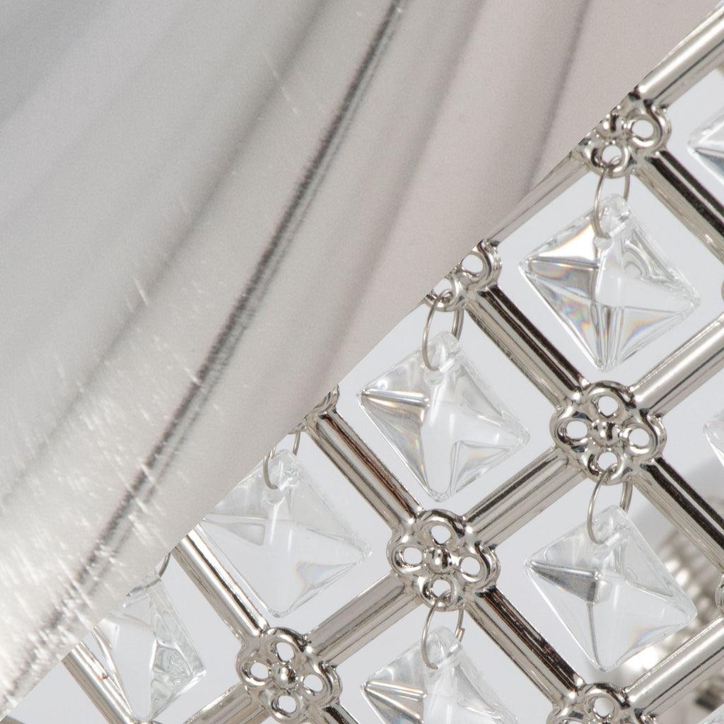 Ashland Square Crystal Table Lamp Set | Square Crystal Hourglass Table Lamp Set of 2