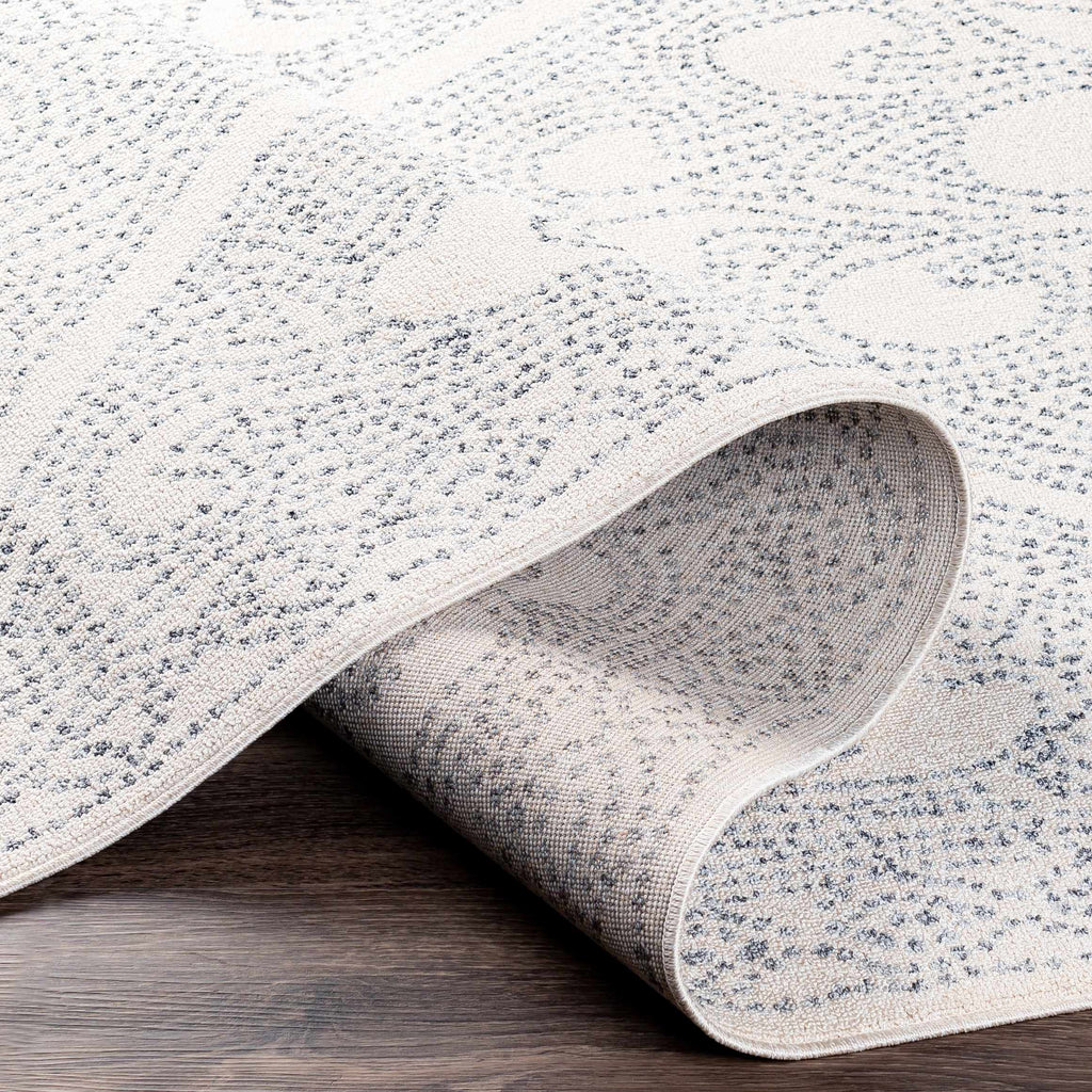 Birdwood Fringe Area Rug | Dot & Floral Pattern Design
