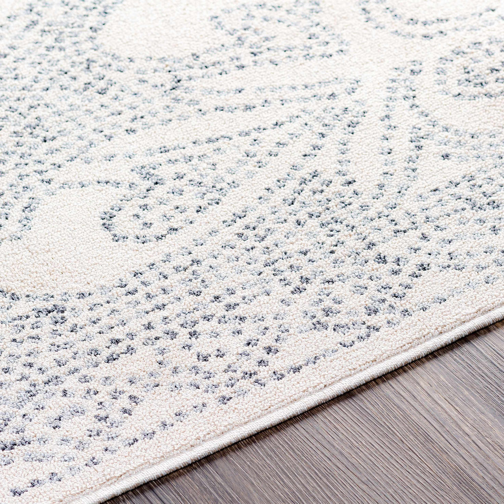 Birdwood Fringe Area Rug | Dot & Floral Pattern Design