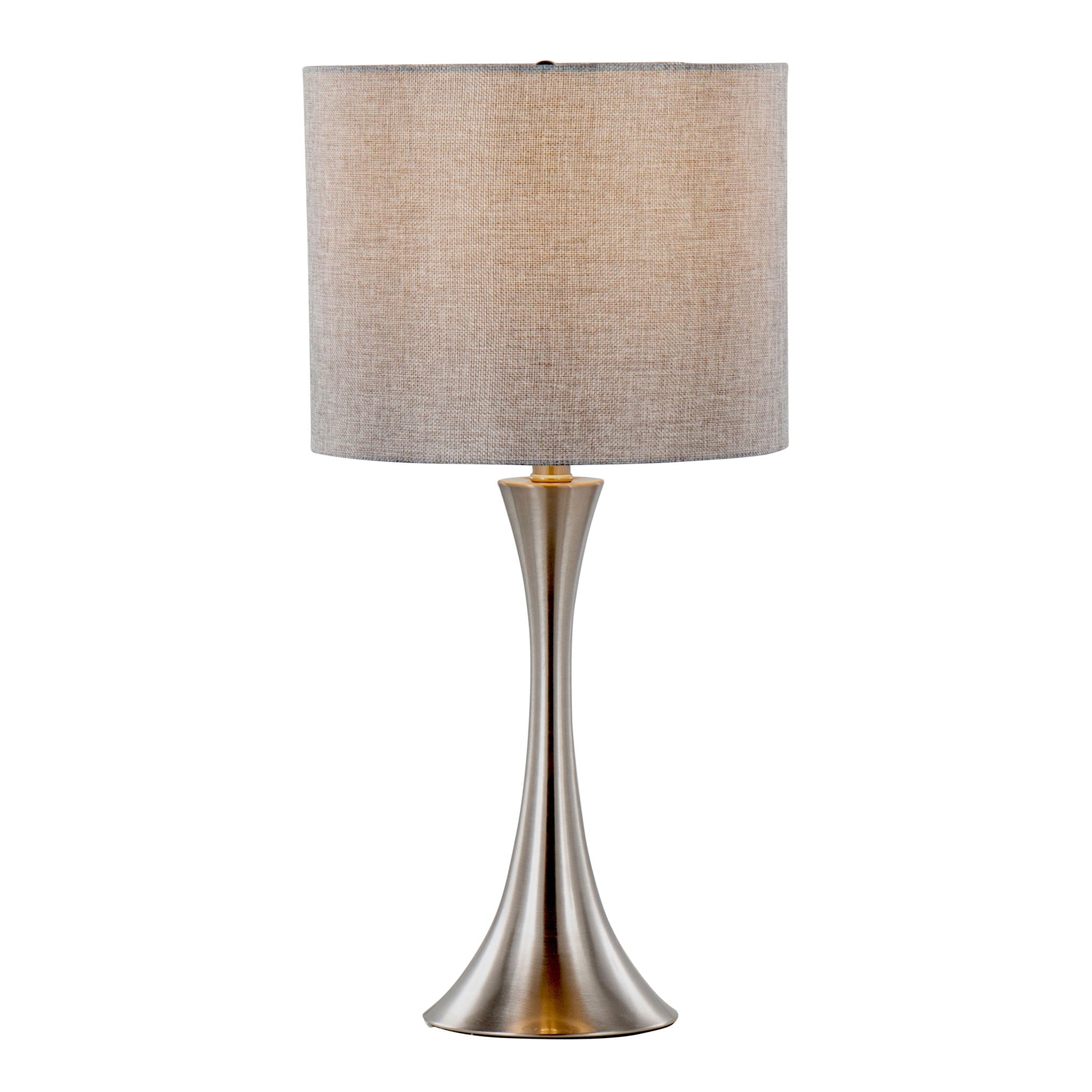 Lenuxe Semi Gloss Table Lamp Set | Hourglass Table Lamp Set of 2