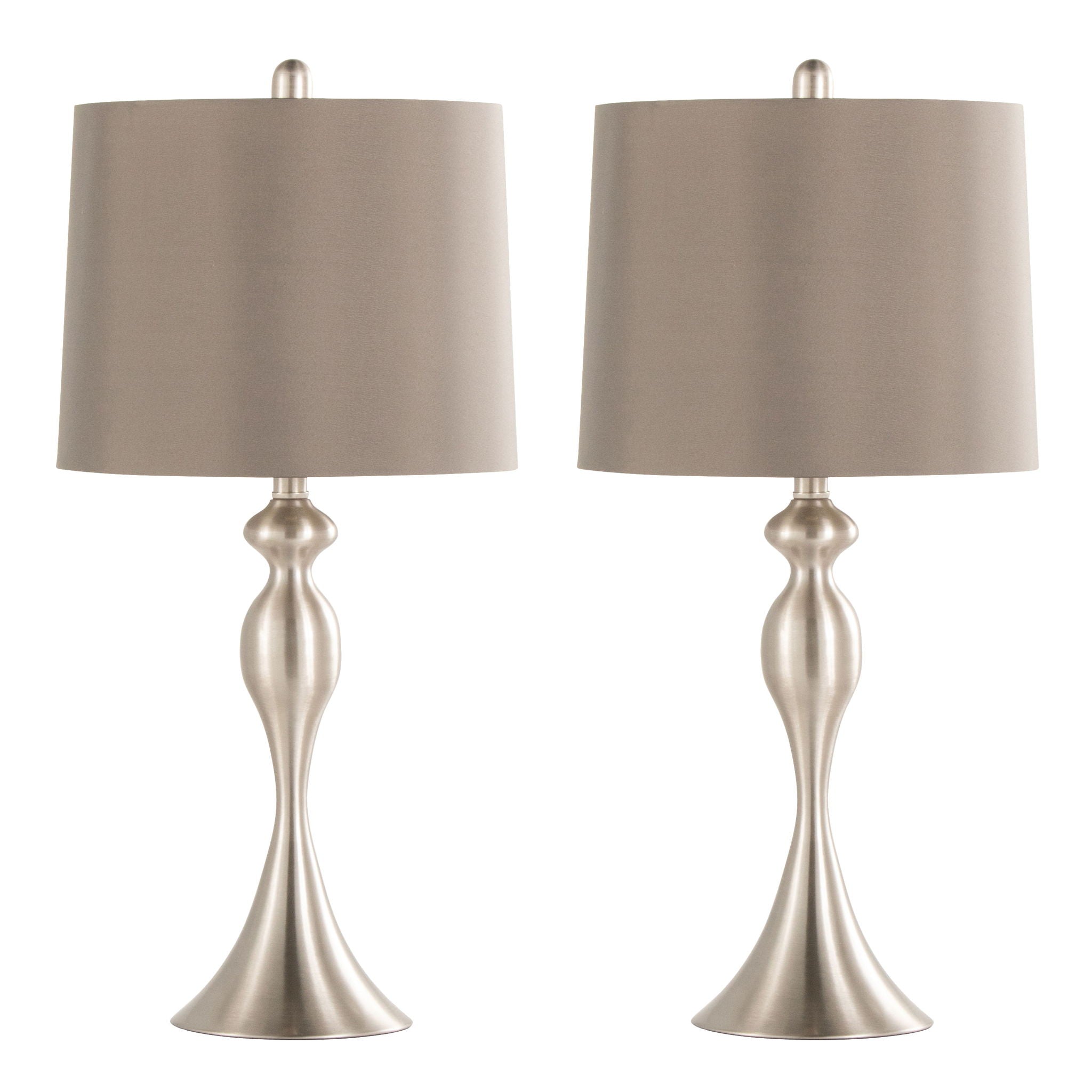 Ashland Hourglass Table Lamp Set | Large Contemporary Table Lamp Set of 2