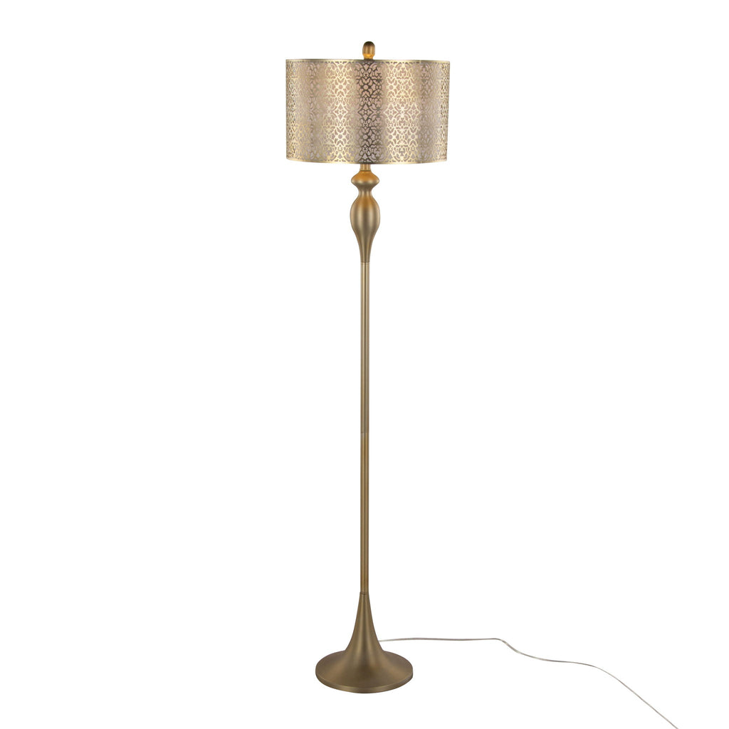 Ashland Laser Cut Floor Lamp | Contemporary Glam Decorative Floor Lamp