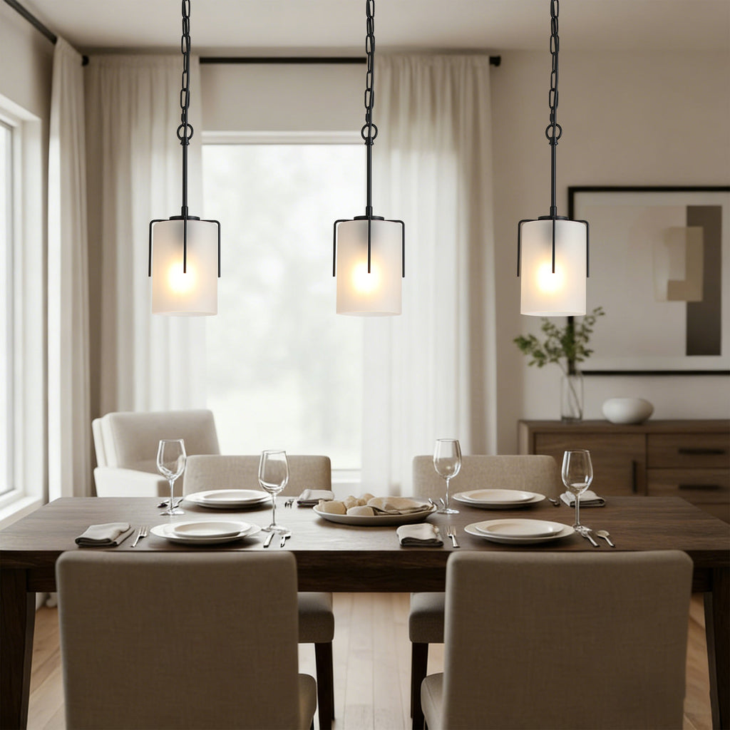 Adjustable Cylindrical Pendant Light