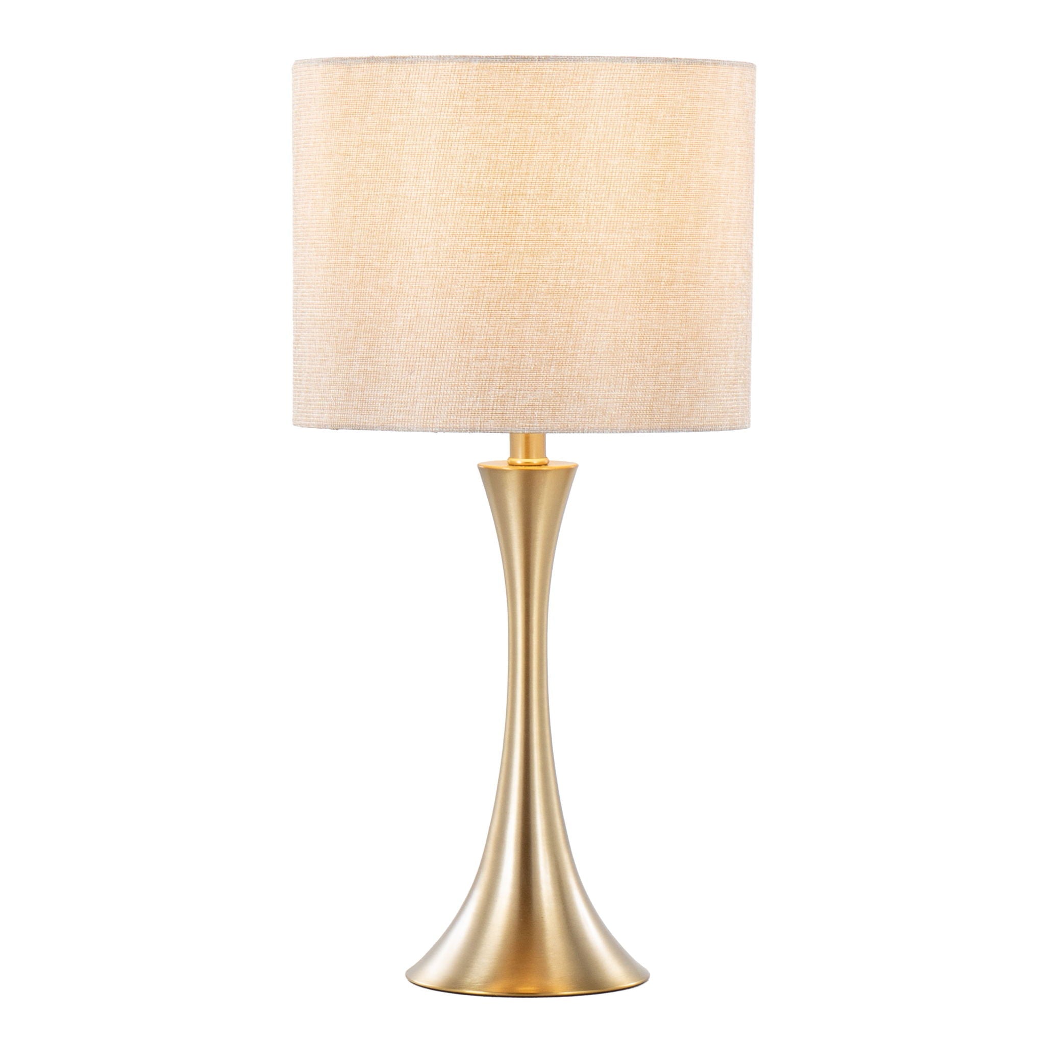 Lenuxe Hourglass Table Lamp Set | Contemporary Table Lamp Set of 2