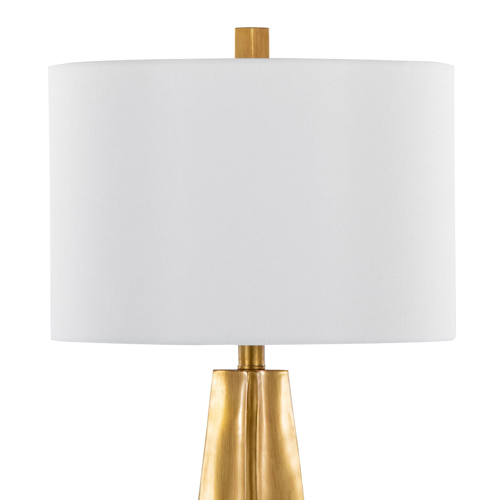 Pompeii Pyramid Table Lamp | Grand Pyramid Base Contemporary Table Lamp