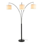 Royal 3-Arm Metal Arc Floor Lamp