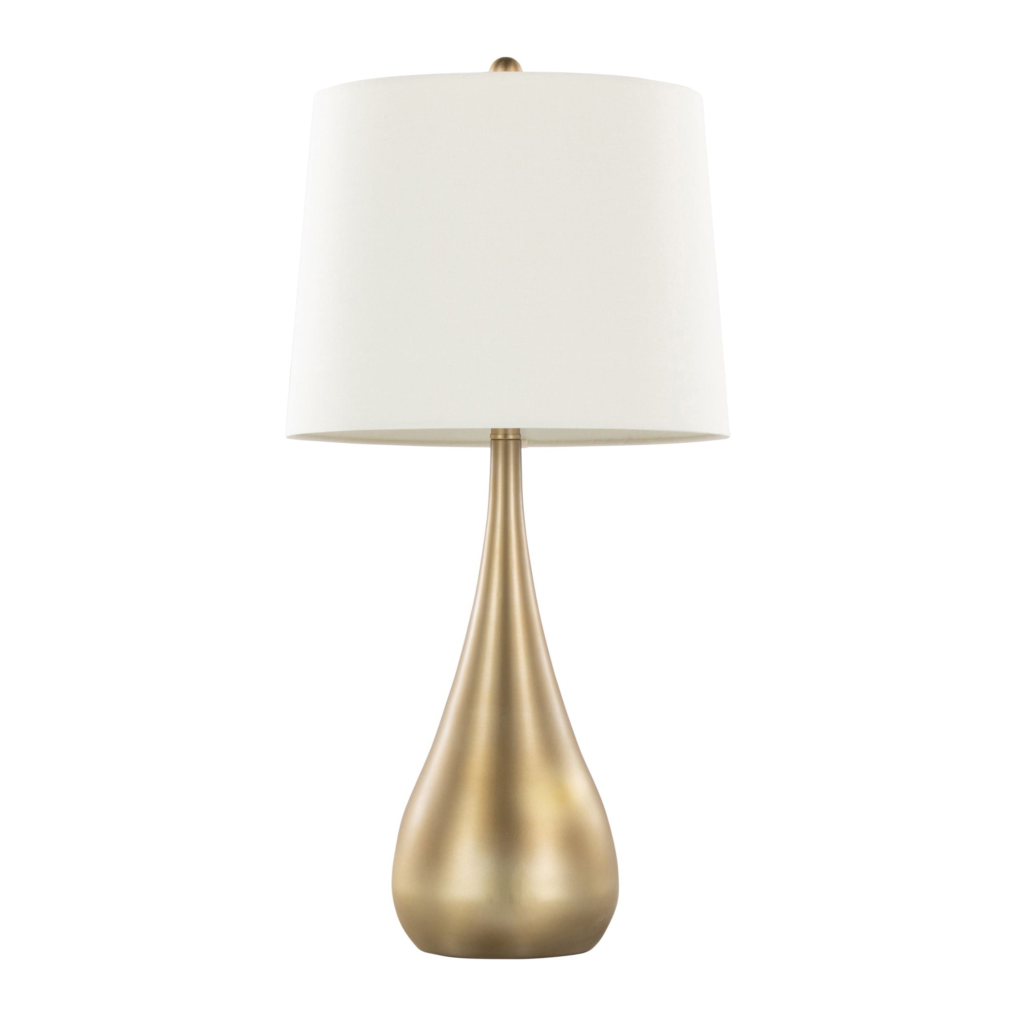 Pebble Table Lamp Set | Teardrop Metal Contemporary Table Lamp Set of 2