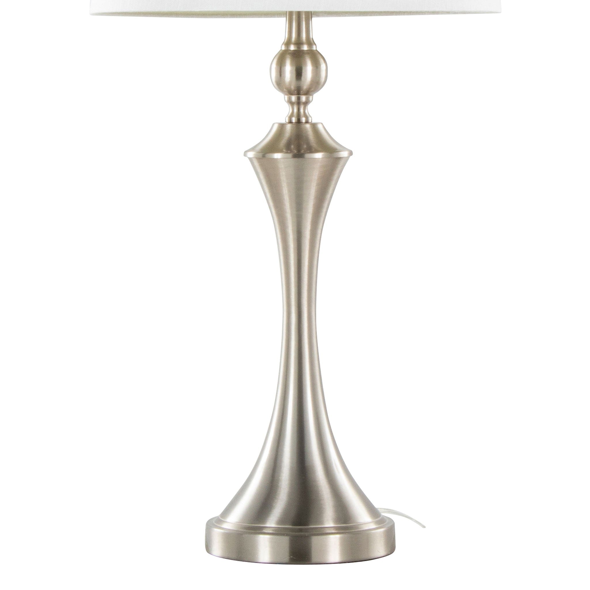 Flint USB Table Lamp Set | Contemporary Table Lamp Set with USB Port, Set of 2
