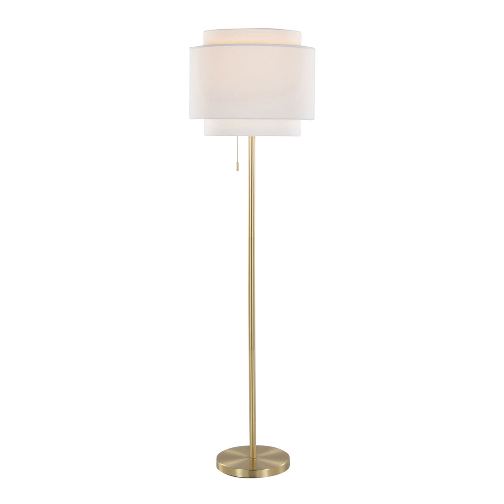 Tier Floor Lamp | Sleek Metal Contemporary Floor Lamp