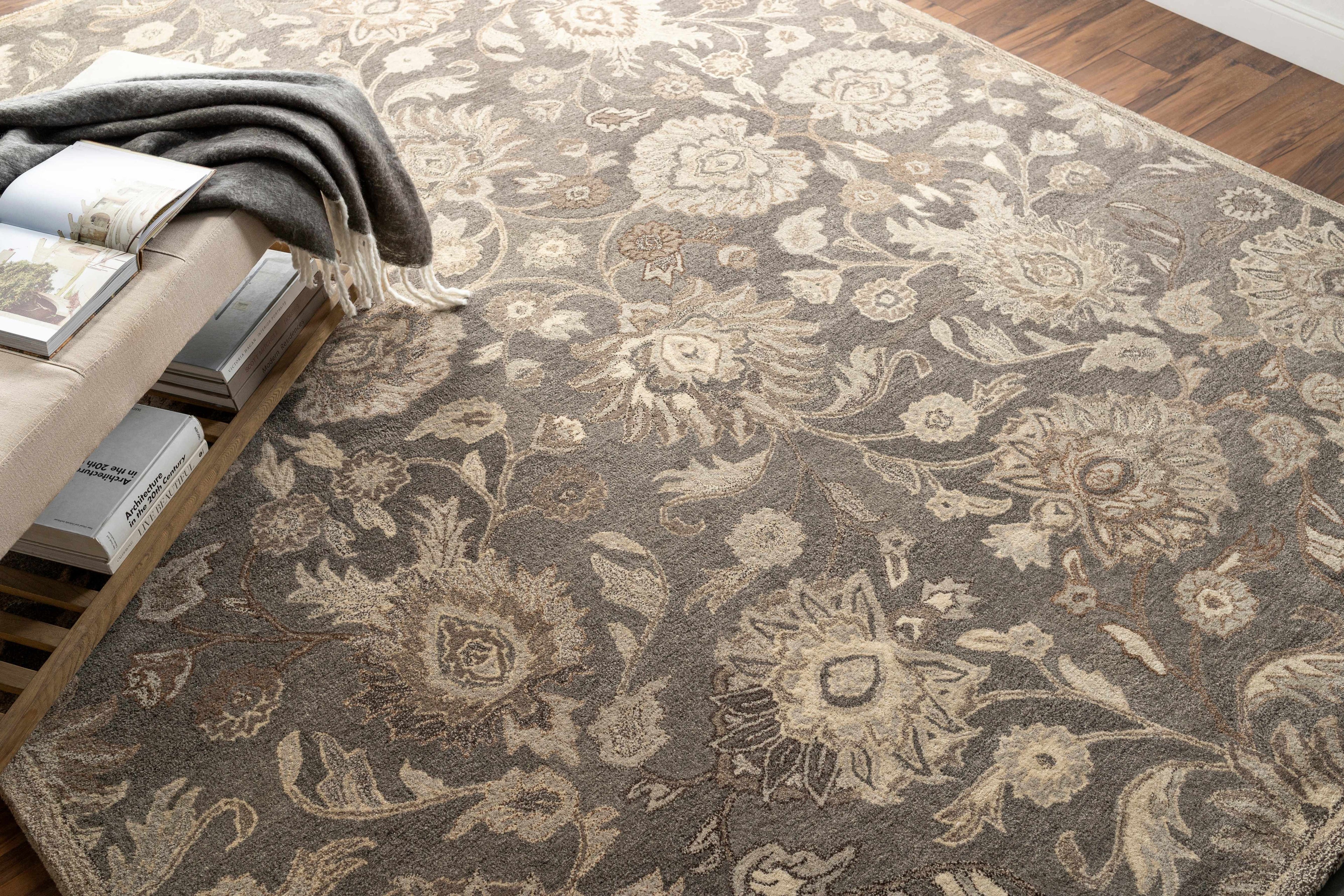 Conesus Hand Tufted Wool Area Rug